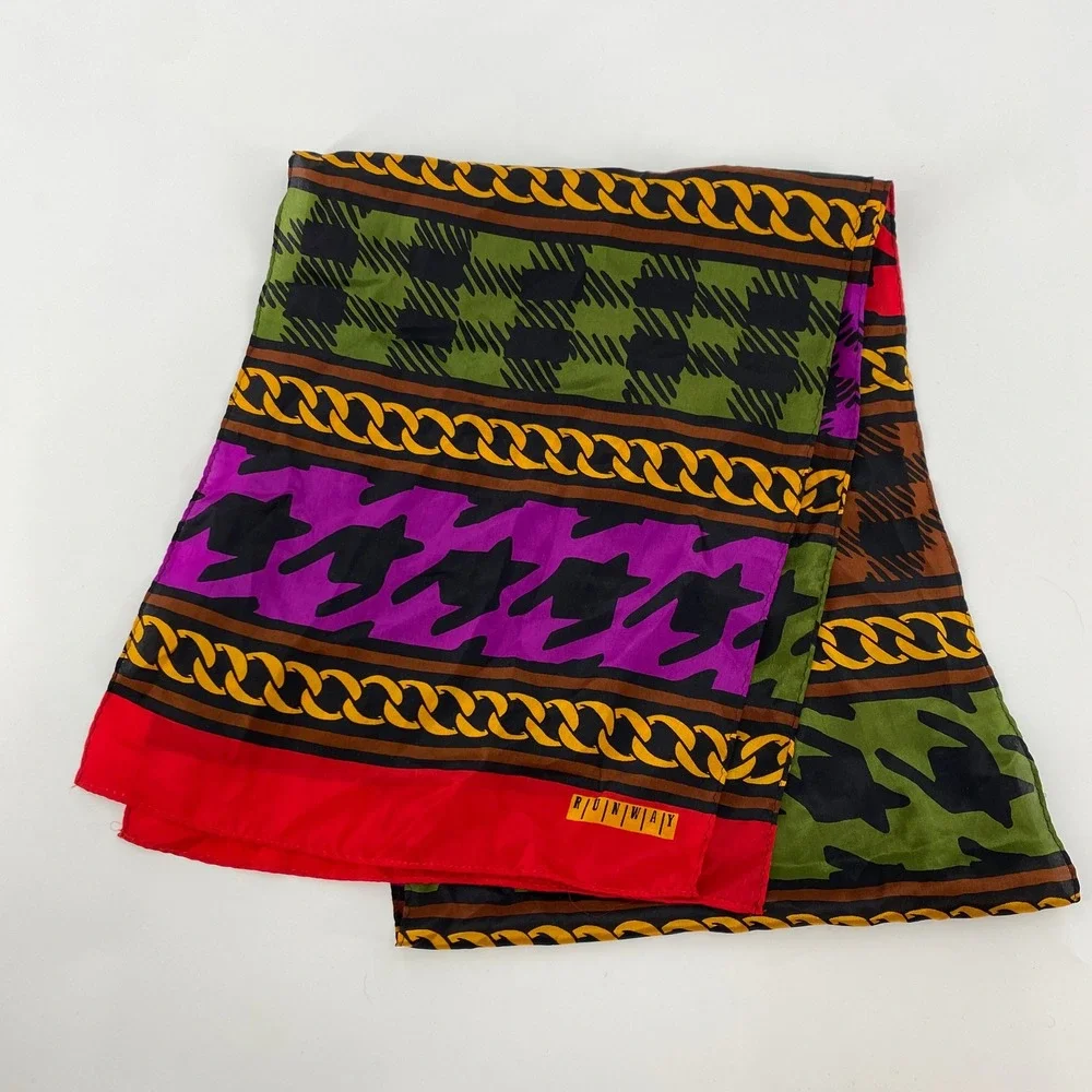 Vintage runway scarf